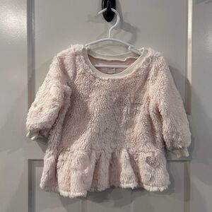 Kensie Soft Pink Fleece Kids Sweater